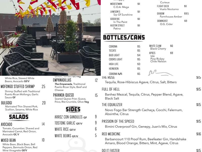Bar Publica Menu