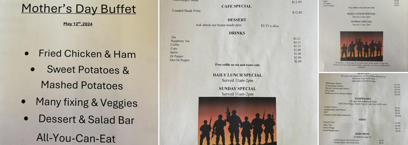 It'll Do Grill Menu