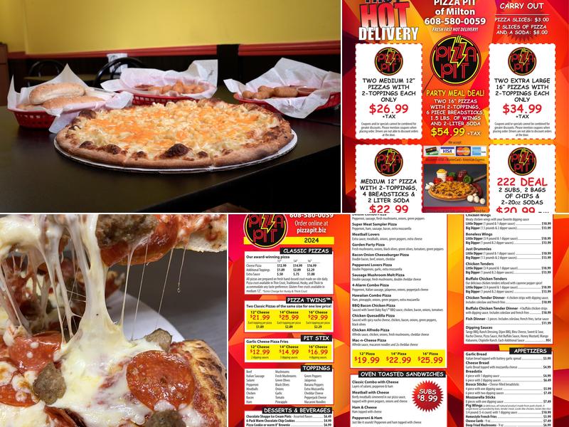 Pizza Pit - Milton/Edgerton/Newville Menu