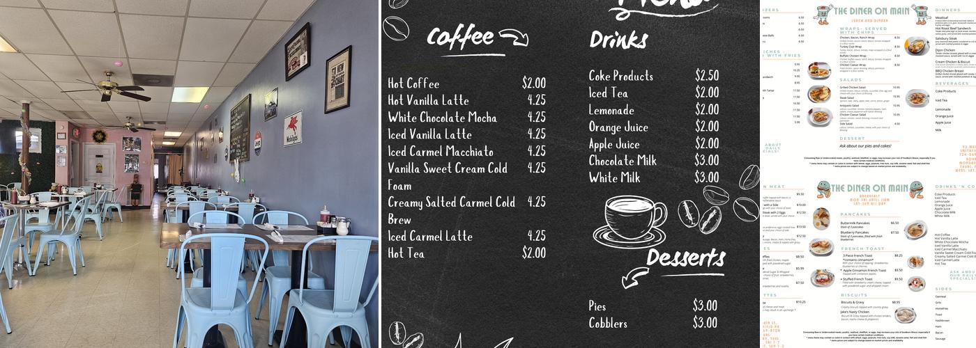 The Diner on Main Menu