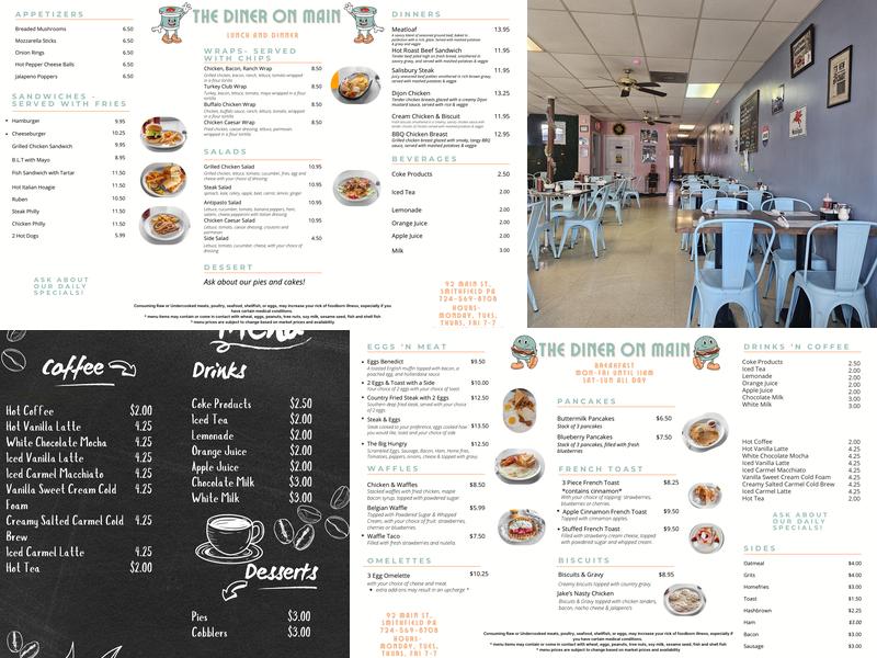 The Diner on Main Menu