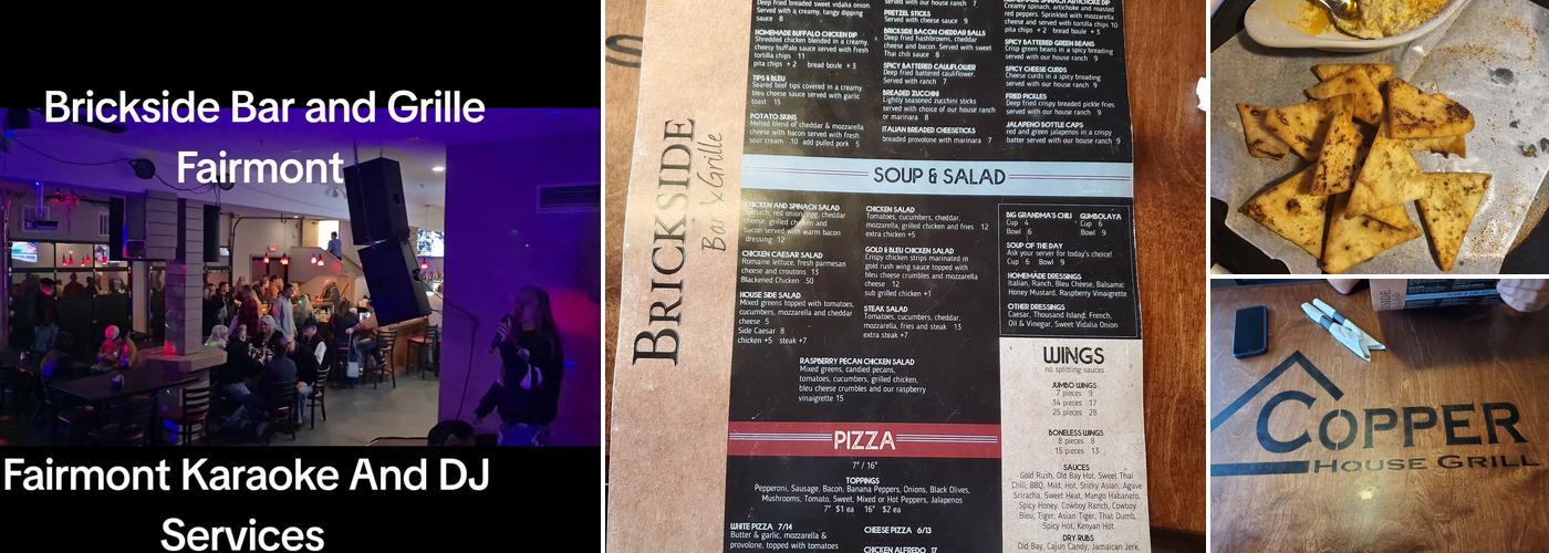 Brickside Bar & Grille Fairmont Menu