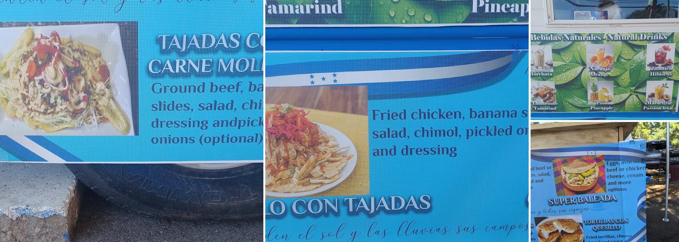 Sabor de mi pueblo Menu