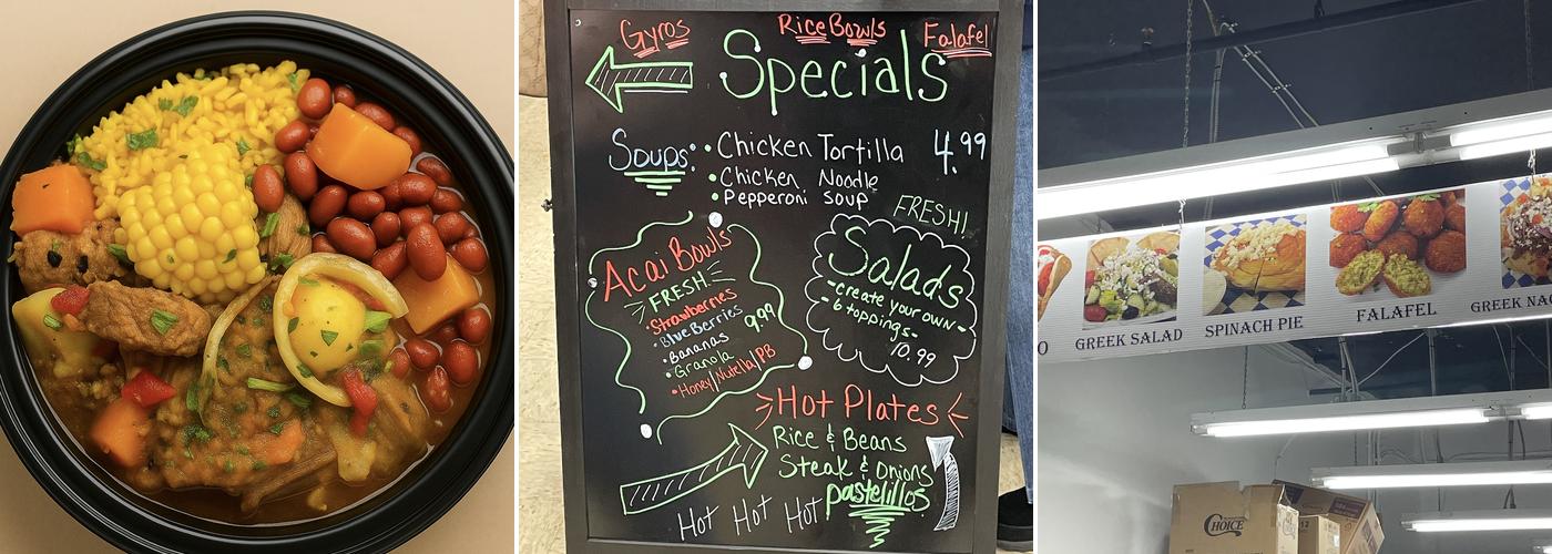 Jr’s Pitas and Plates Menu