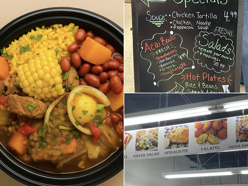 Jr’s Pitas and Plates Menu