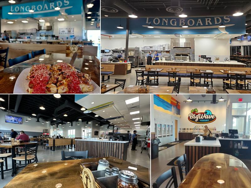 Longboards Beach Fired Pizza and Big Wave Yogurt 849 Rising Sun Dr. Ste 100, Nampa