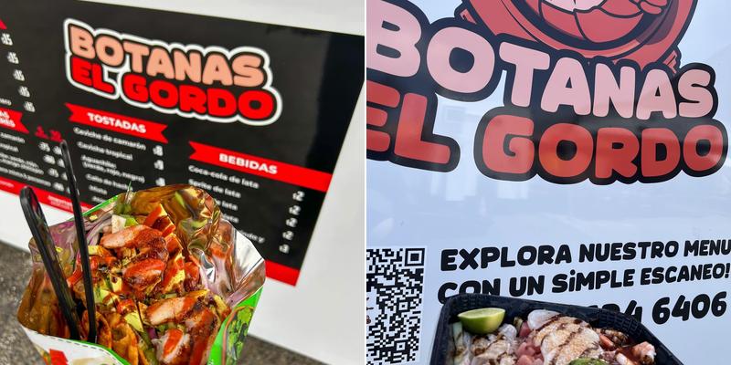 Botanas El Gordo Menu