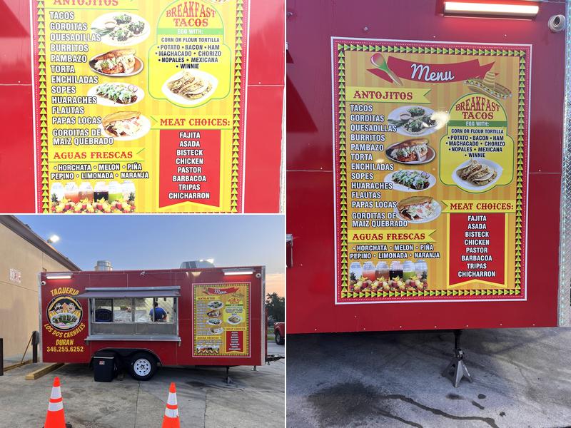 Taqueria Los Dos Carnales Duran Menu