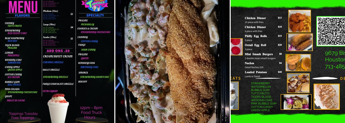 Toppings HTX Llc Menu