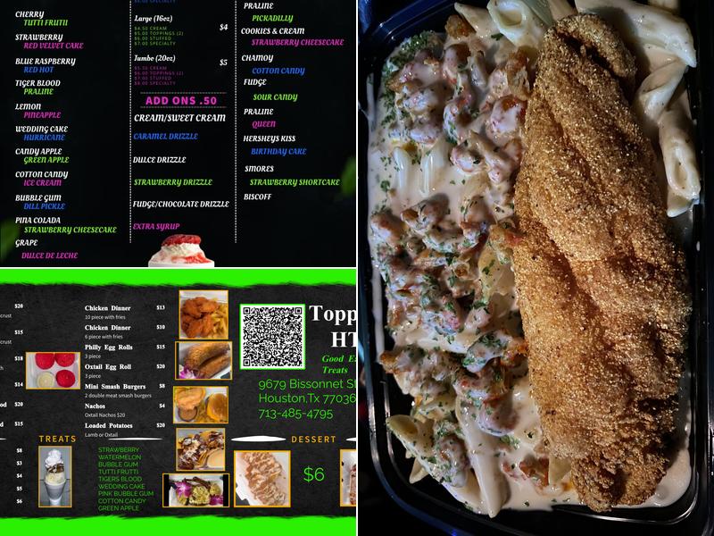 Toppings HTX Llc Menu