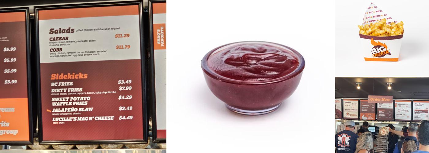 Big Chicken Menu