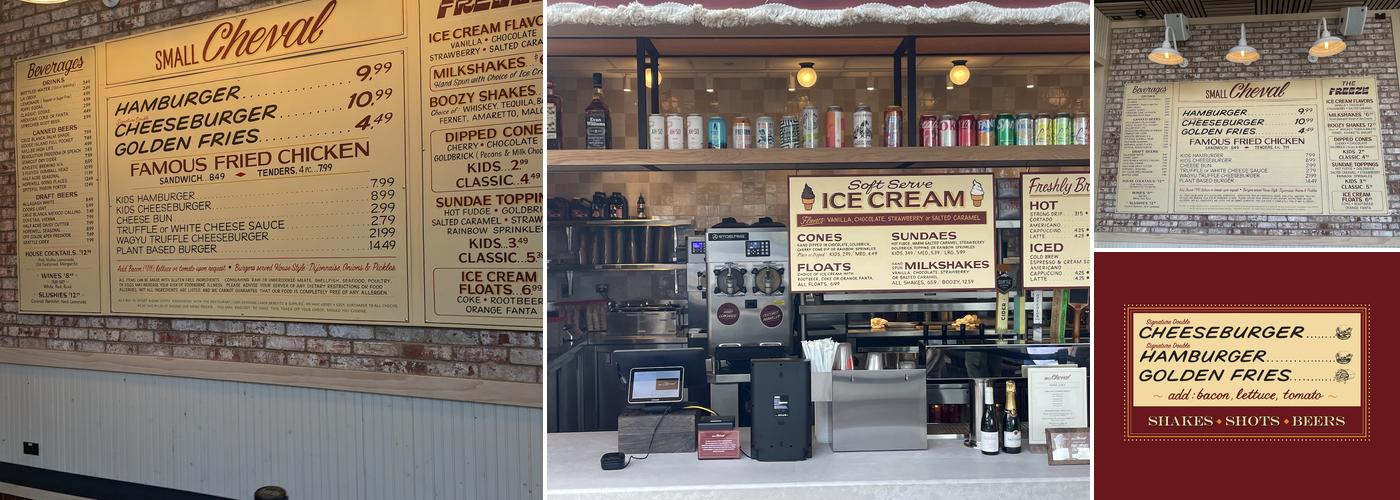 Small Cheval- Rosemont Menu