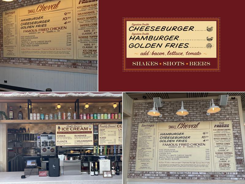 Small Cheval- Rosemont Menu