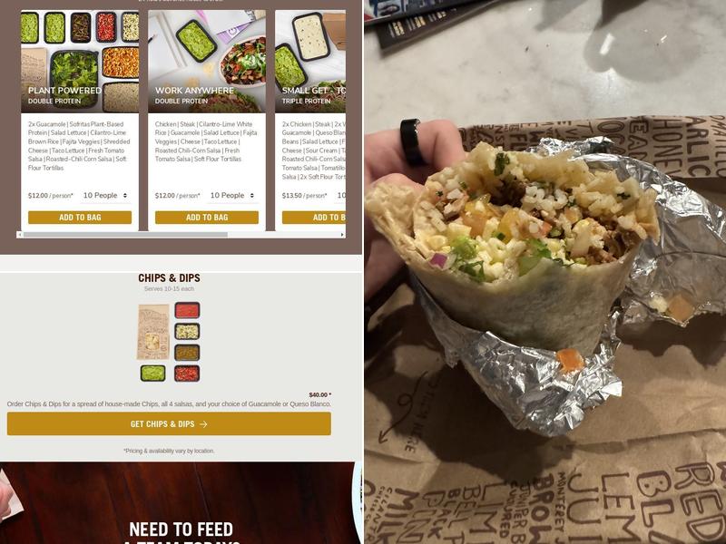 Chipotle Menu