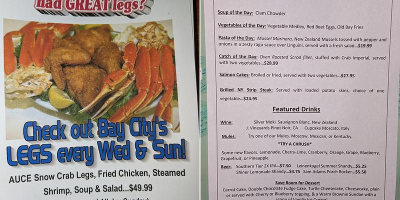 Bay city restaurant hanover pa Menu