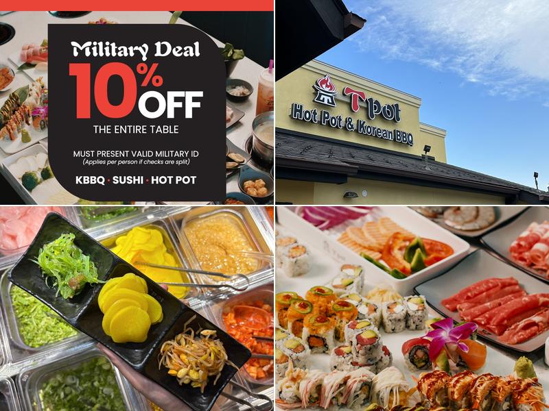 Tpot hot pot-Korean BBQ & Sushi 3016 Waldorf Market Pl, Waldorf