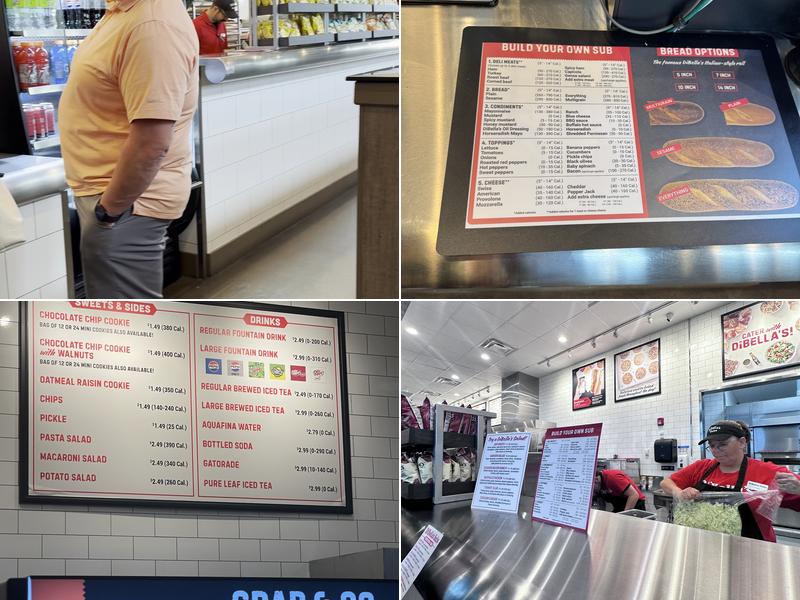 DiBella's Subs Menu