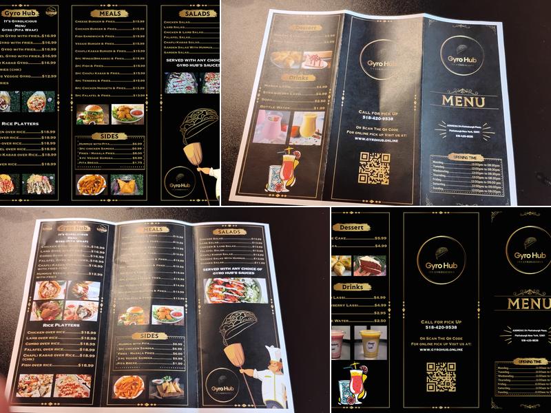 Gyro Hub Plattsburgh Menu