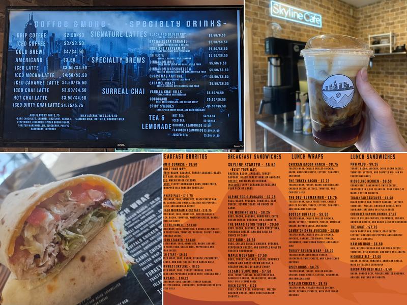 Skyline Cafe Menu