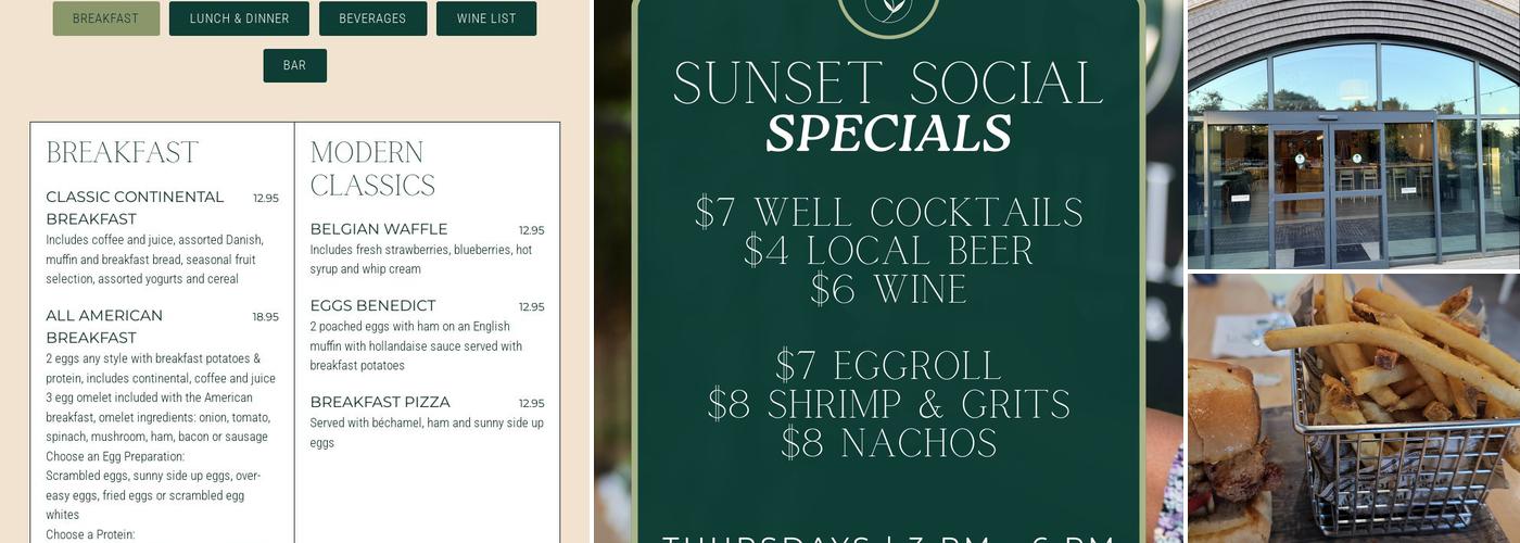 Dahlia's Restaurant & Porch Menu