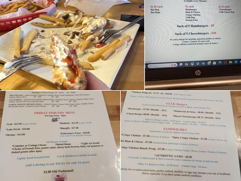 Sam's Saloon & Grill Menu