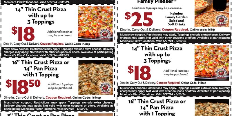Blitz pizza Menu