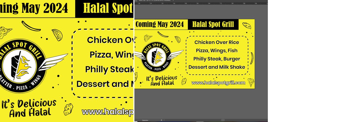 Halal spot grill Menu