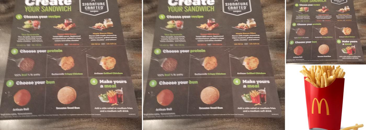 McDonald's Menu