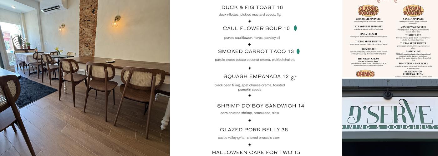 D'Serve Menu
