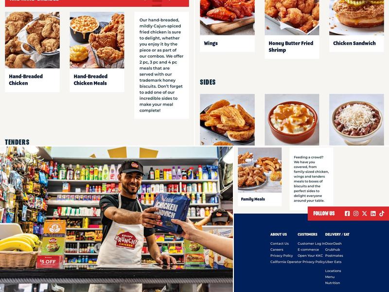 Krispy Krunchy Chicken Menu