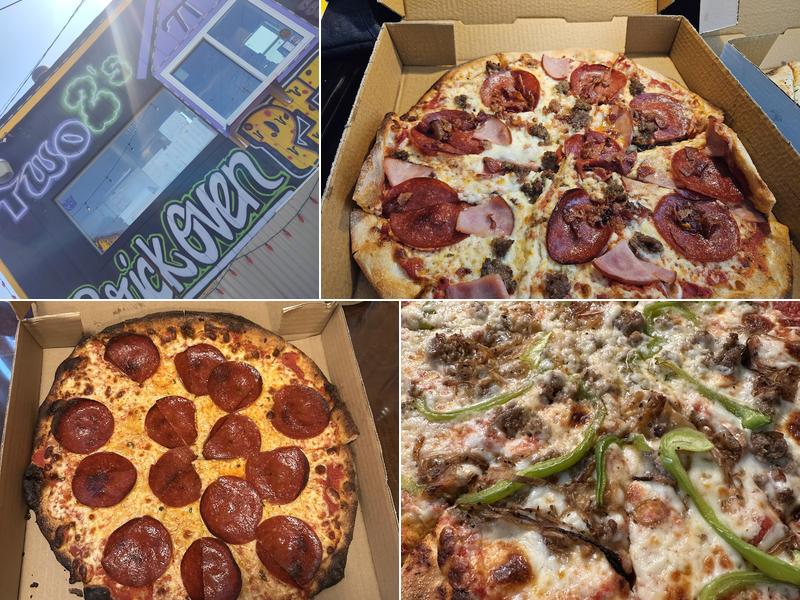 Two 2's Brick Oven Baked Pi House Menu