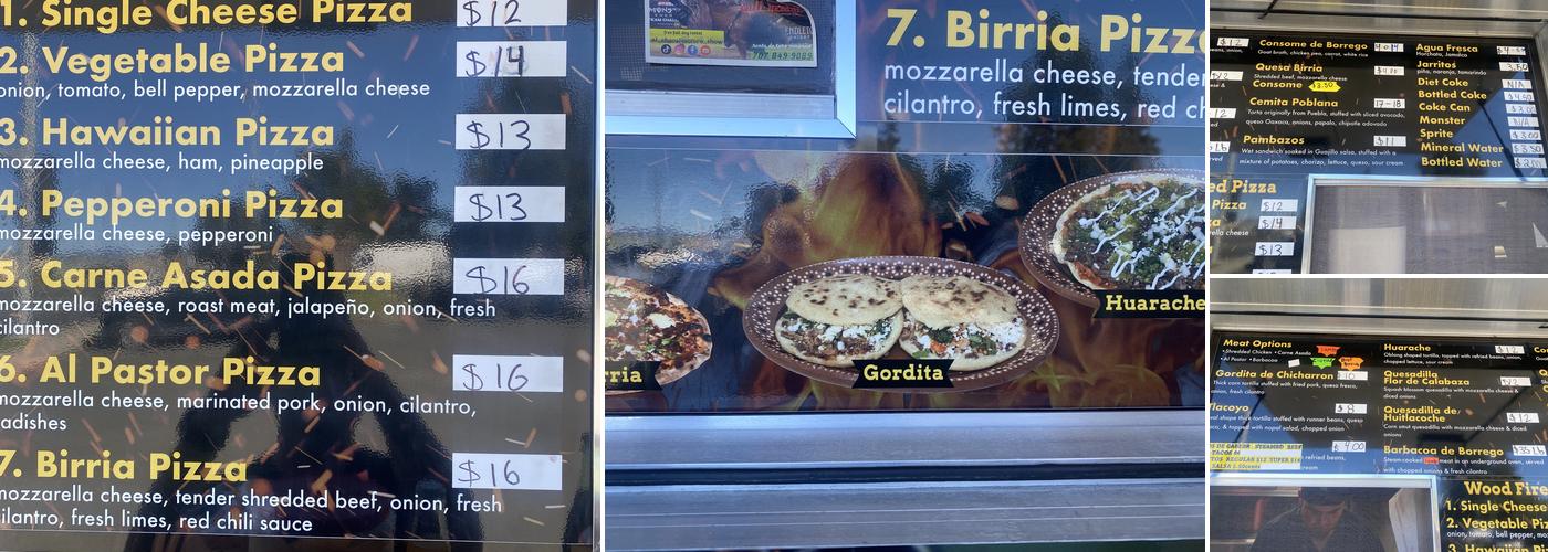 El Torito Fire Street Menu