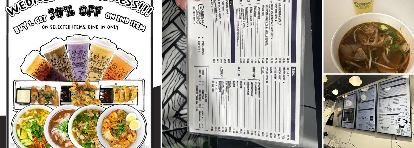 Twenty Pho Hour OKC Menu
