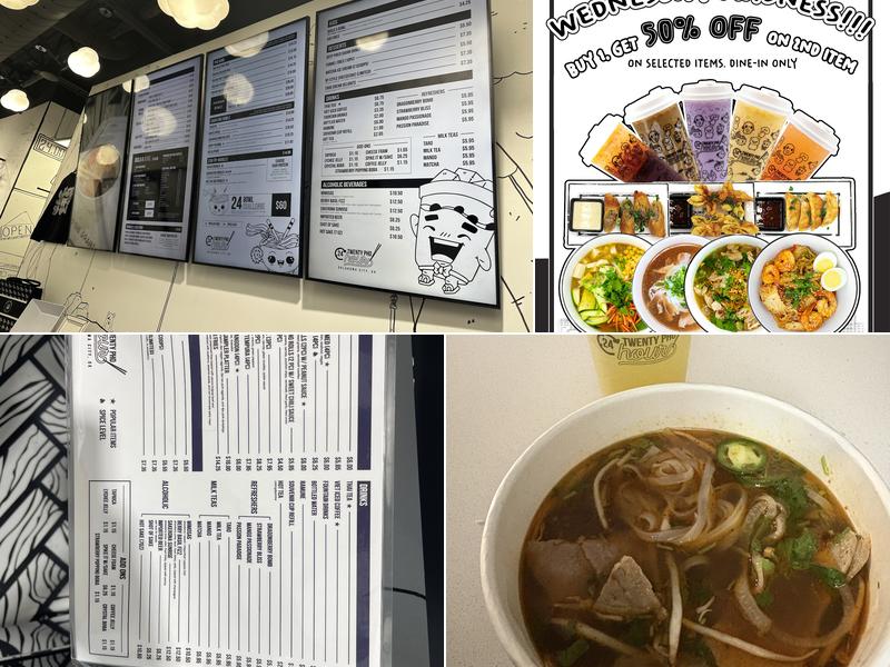 Twenty Pho Hour OKC Menu