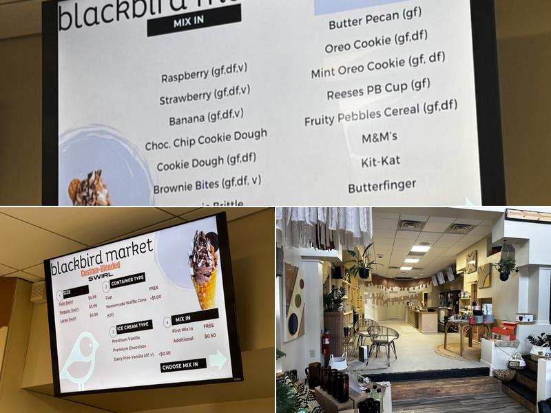 Blackbird Market Menu