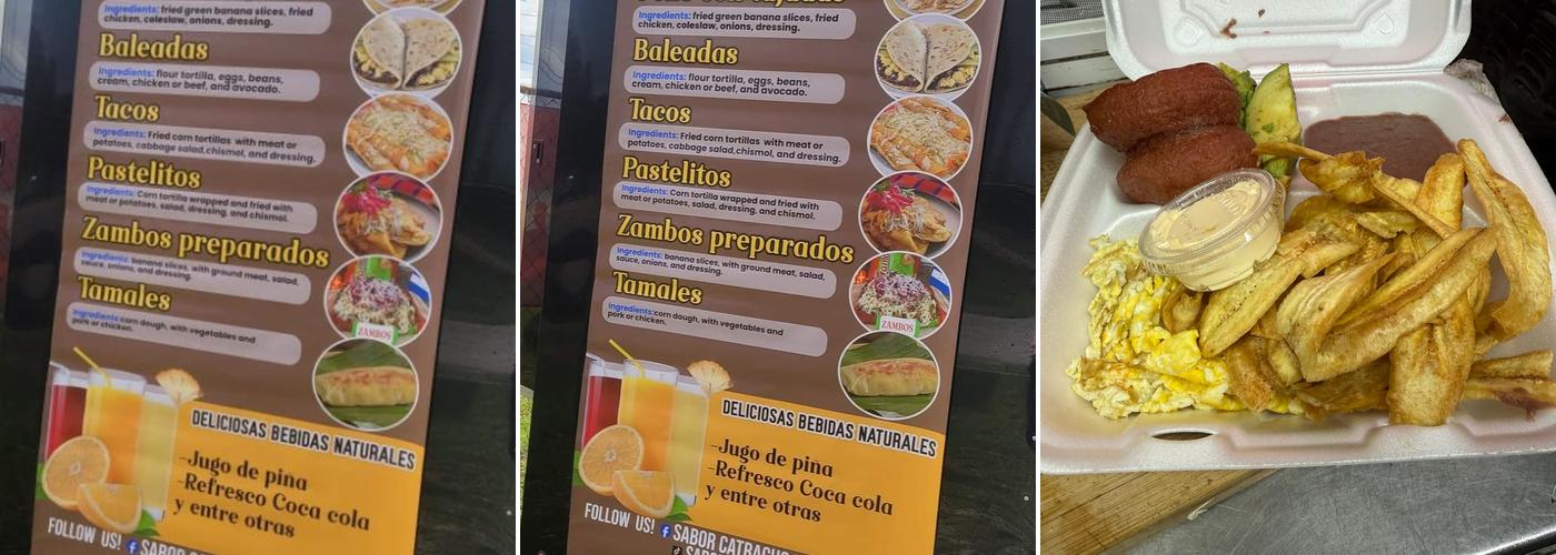 Sabor catracho Menu