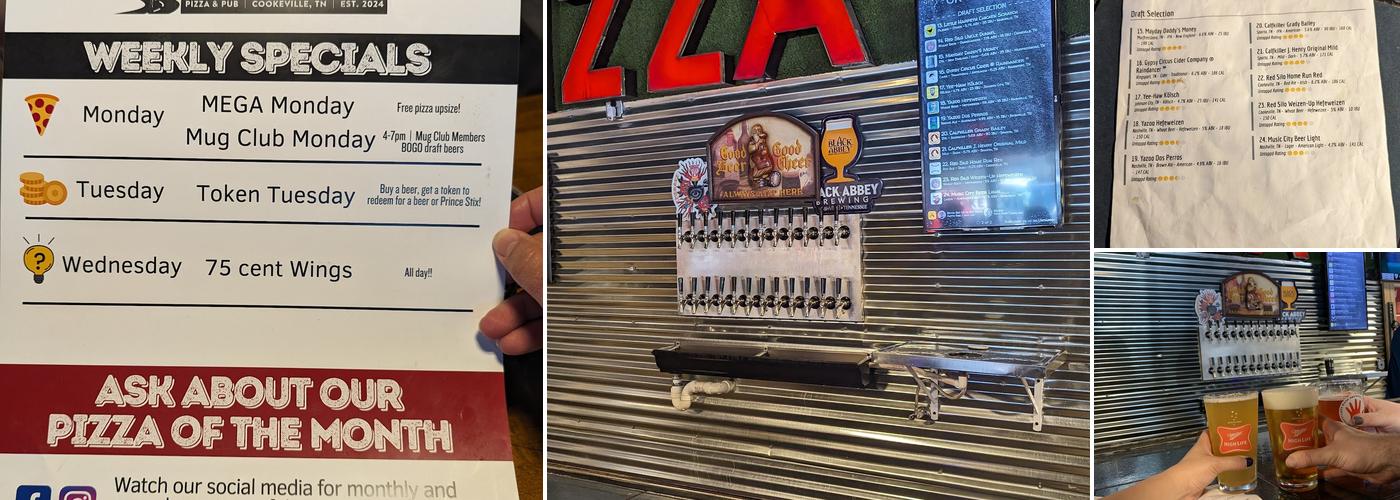 Cookeville Pizza & Pub Menu