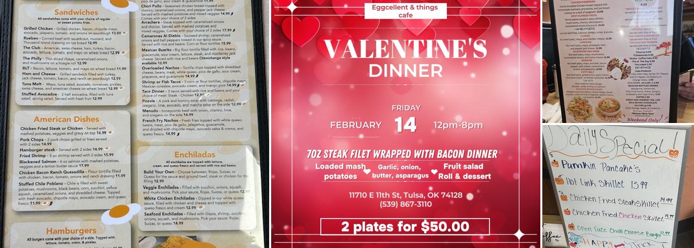 Eggcellent & Things Cafe Menu