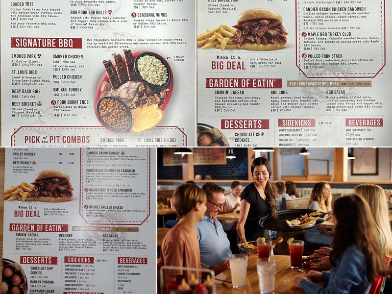 Sonny's BBQ Menu