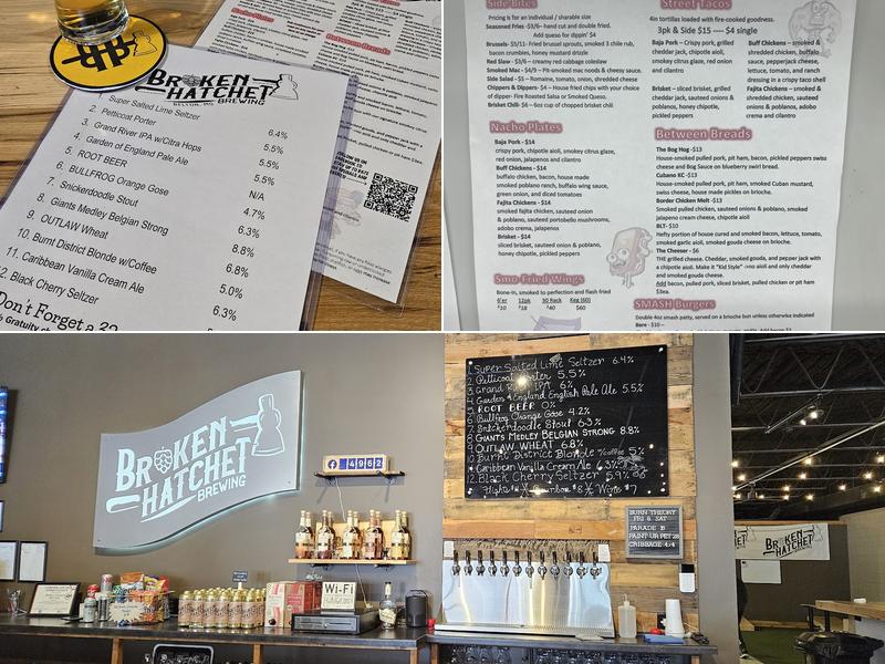 Burn Theory - Broken Hatchet Menu