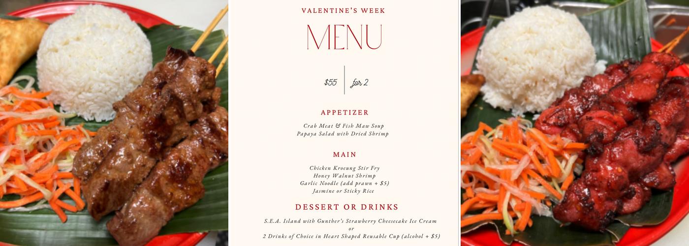 SEA Hut Express Menu