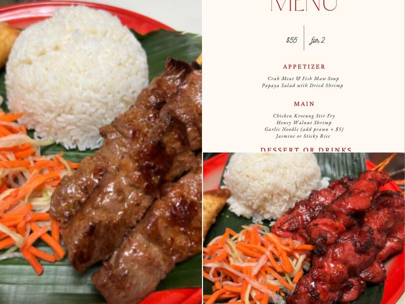 SEA Hut Express Menu