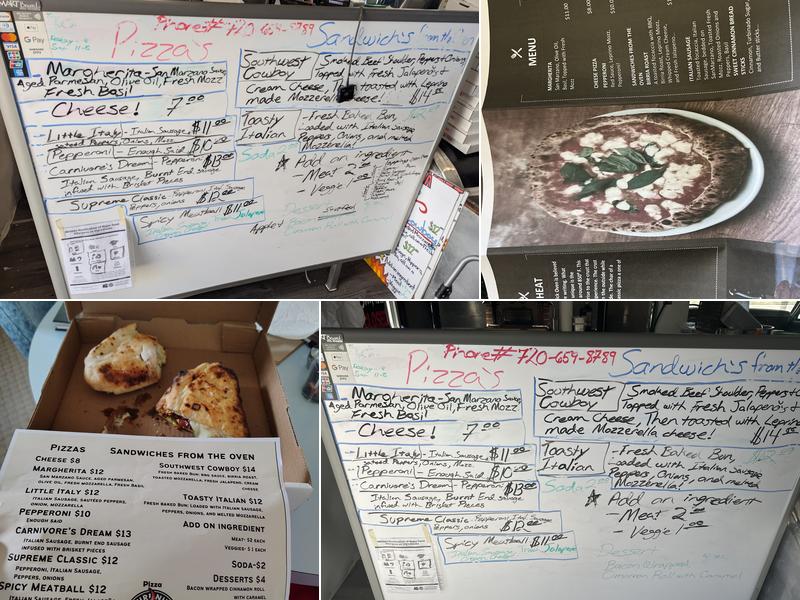 Fahrenheit 851 Pizza Shop Menu