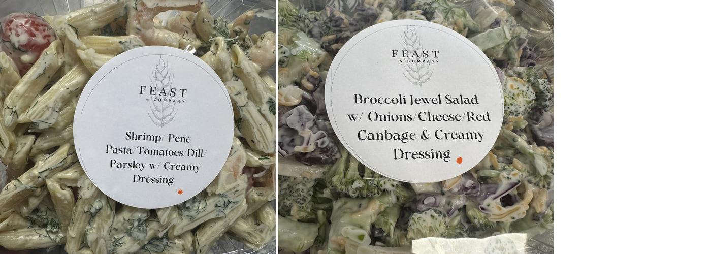 Feast & Co. Menu