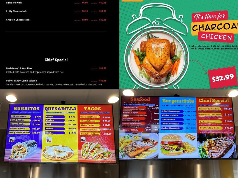 House of Chickens Menu