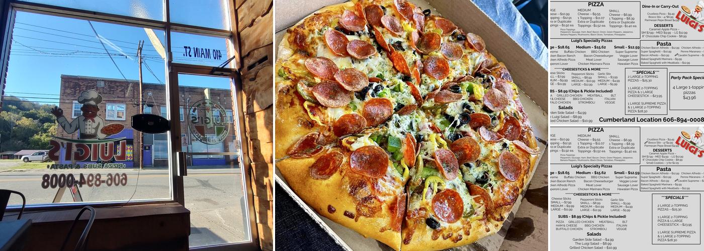 Luigi's - Cumberland, KY Menu