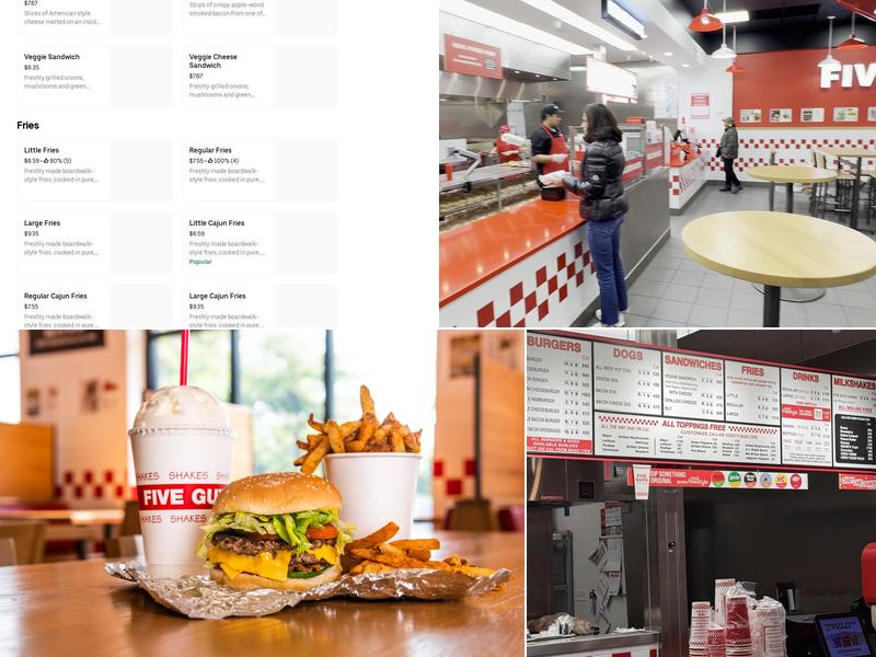 Five Guys Menu