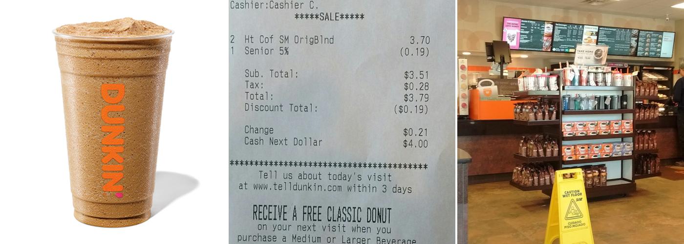 Dunkin' Menu