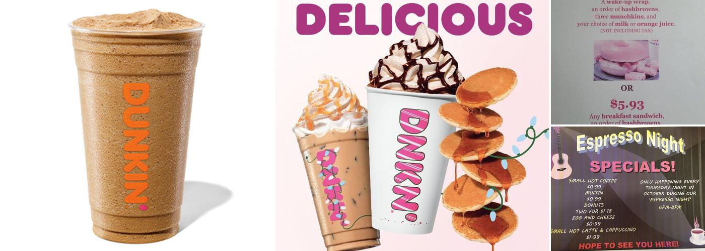 Dunkin' Menu