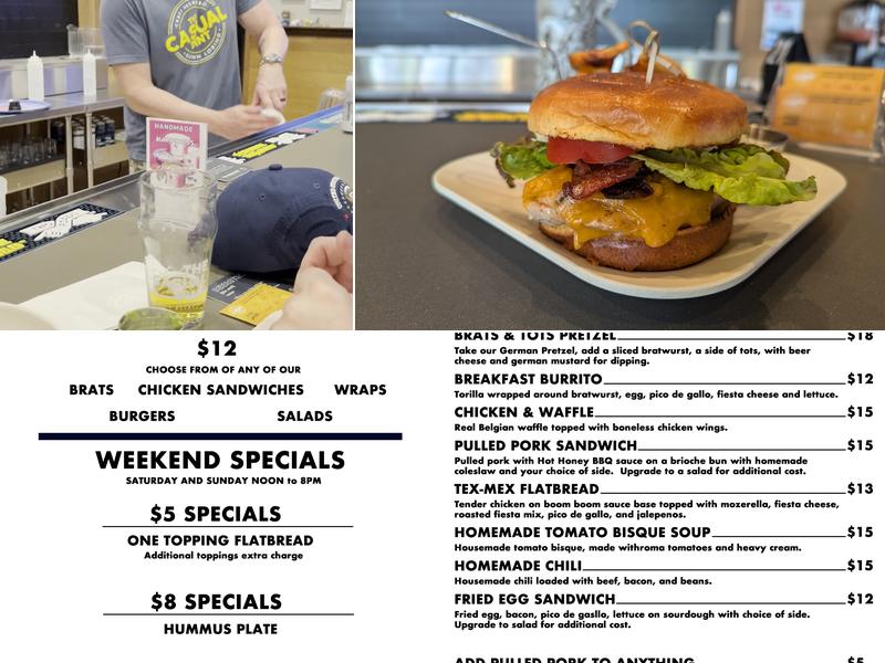 The Casual Pint of Dunn Loring Menu